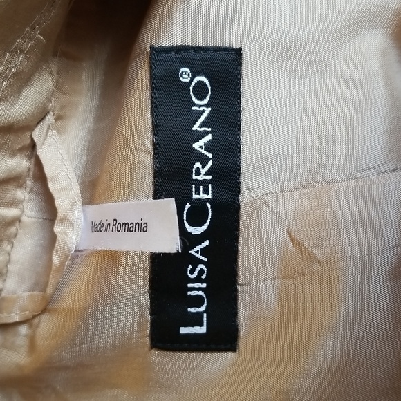 (10) Luisa Cerano Metallic Neutral Business Office Workwear Formal Wedding Wow - Picture 3 of 15